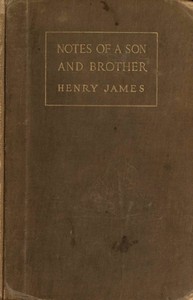 Book cover of "Notes of a Son and Brother"
