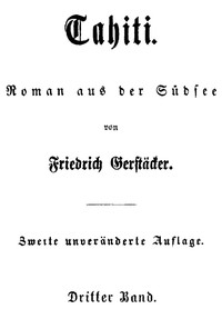 Book cover of "Tahiti: Roman aus der Südsee. Dritter Band."