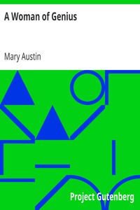 Book cover of "A Woman of Genius"