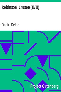 Book cover of "Robinson  Crusoe (II/II)"