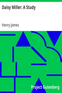 Book cover of "Daisy Miller: A Study"