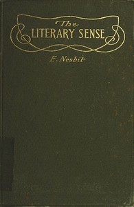Book cover of "The Literary Sense"