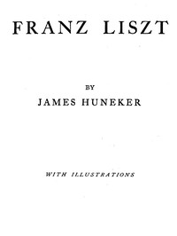 Book cover of "Franz Liszt"