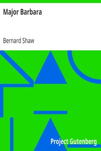 Book cover of "Major Barbara"