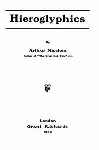 Book cover of "Hieroglyphics"