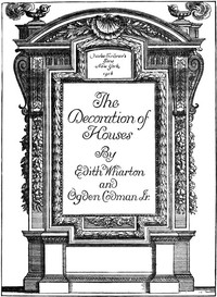 Book cover of "The Decoration of Houses"