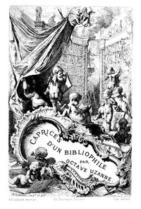 Book cover of "Caprices d'un Bibliophile"
