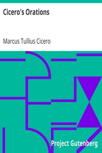 Book cover of "Cicero's Orations"