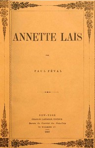 Book cover of "Annette Laïs"