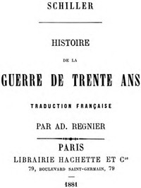 Book cover of "Histoire de la Guerre de Trente Ans"