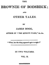 Book cover of "The Brownie of Bodsbeck, and Other Tales (Vol. 2 of 2)"