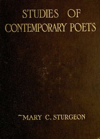 Book cover of "Studies of Contemporary Poets"