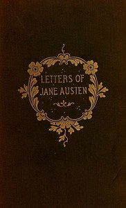 Book cover of "The Letters of Jane Austen - Selected from the compilation of her great nephew, Edward, Lord Bradbourne"
