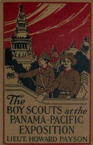Book cover of "The Boy Scouts at the Panama-Pacific Exposition"