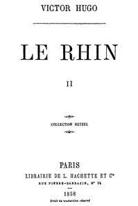 Book cover of "Le Rhin, Tome II"