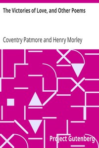 Book cover of "The Victories of Love, and Other Poems"