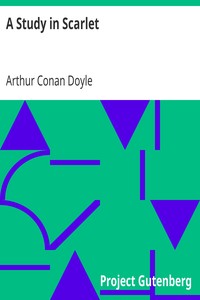 Book cover of "A Study in Scarlet"