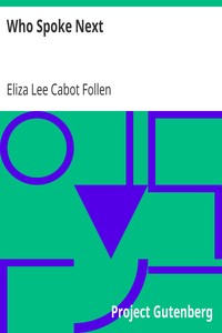 Book cover of "Who Spoke Next"