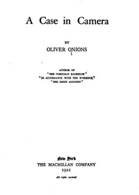 Book cover of "A Case in Camera"