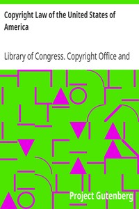 Book cover of "Copyright Law of the United States of America - Contained in Title 17 of the United States Code"