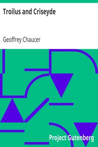 Book cover of "Troilus and Criseyde"