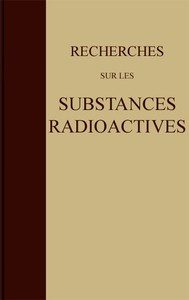 Book cover of "Recherches sur les substances radioactives"