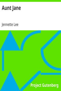 Book cover of "Aunt Jane"