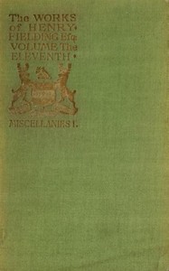Book cover of "The Works of Henry Fielding, vol. 11 - A Journey From This World to the Next; and A Voyage to Lisbon"