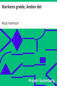 Book cover of "Markens grøde, Anden del"