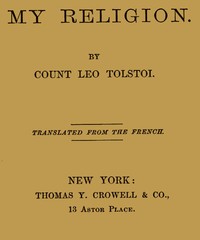 Book cover of "My Religion"