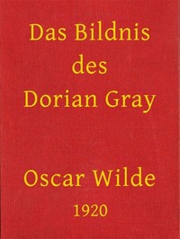 Book cover of "Das Bildnis des Dorian Gray"