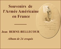 Book cover of "Souvenirs de l'armée américaine en France - Souvenir of the American Army in France"