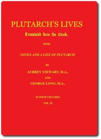 Book cover of "Plutarch's Lives, Volume 4 (of 4)"
