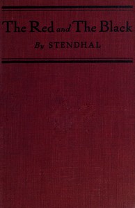 Book cover of "The Red and the Black: A Chronicle of 1830"