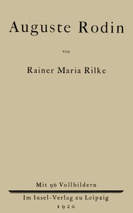Book cover of "Auguste Rodin - Mit 96 Vollbildern"