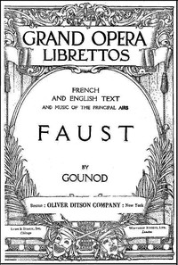 Book cover of "Faust: A Lyric Drama in Five Acts"