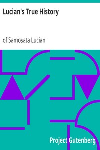 Book cover of "Lucian's True History"
