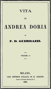 Book cover of "Vita di Andrea Doria, Volume II"