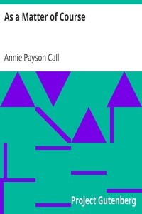 Book cover of "As a Matter of Course"