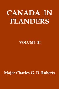 Book cover of "Canada in Flanders, Volume III"