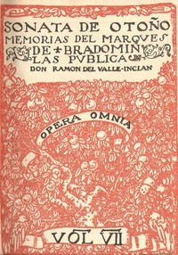 Book cover of "Sonata de otoño; Sonata de invierno: memorias del Marqués de Bradomín"