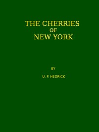 Book cover of "The cherries of New York"