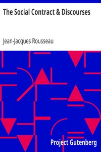 Book cover of "The Social Contract & Discourses"