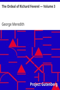 Book cover of "The Ordeal of Richard Feverel — Volume 3"