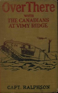 Book cover of "Over There with the Canadians at Vimy Ridge"
