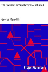 Book cover of "The Ordeal of Richard Feverel — Volume 4"