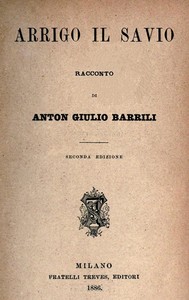 Book cover of "Arrigo il savio"