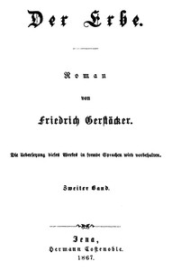 Book cover of "Der Erbe: Roman. Zweiter Band."