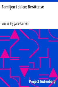 Book cover of "Familjen i dalen: Berättelse"