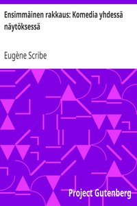 Book cover of "Ensimmäinen rakkaus: Komedia yhdessä näytöksessä"